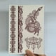 thumbnail image 1 of 1 sheet Waterproof and Sweatproof Temporary Tattoo Sticker for Women - Lace Hollow Pattern Design, 1 of 3