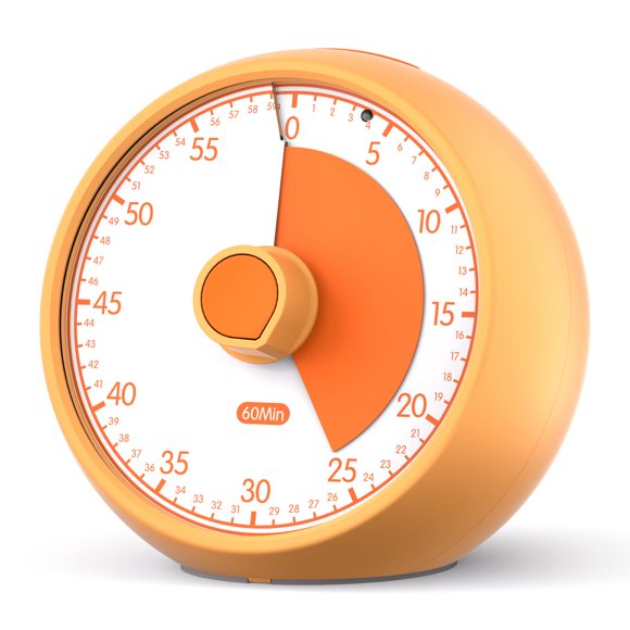 Temporizador visual naranja de 60 minutos Conchstar con alarma
