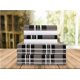 thumbnail image 1 of Juego de sábanas Elegant Comfort Luxury Plaid Grey Queen de 6 piezas, 1 of 9