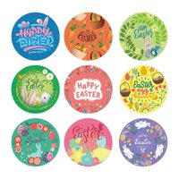 Magideal - 90X Pegatinas De Feliz Pascua Surtidas Etiquetas De Bolsas De Regalos Papel Temático De Pascua Pegatinas Decorativas De Regalo De Pascua Para Bolsas S Estilo B
