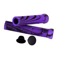 Magideal - 2 Piezas De Empuñaduras Para Manillar De Bicicleta, Portátiles, Antideslizantes, Con Absorción De Impactos, Para Bricolaje, Para Bicicleta De Montaña Púrpura