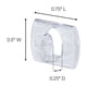 thumbnail image 3 of Clips Transparentes Command Pack 40 Ganchos 48 Tiras 3M, 3 of 3