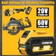 thumbnail image 2 of Batería 9.0Ah FlexVolt 60V Repuesto Dewalt 2 Unidades DCB606, 2 of 3
