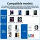 thumbnail image 3 of Fuente de Poder AARONMEI Cargador de Proyección de Pantalla con Carga Rápida PD Compatible con Nintendo Switch OLED y Lite con Cable Tipo-C Rojo Azul, 3 of 3