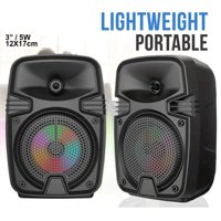 Genérico - Parlante Portátil Música Altavoz Luces Coloridad Estereo Rondon