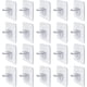 thumbnail image 1 of Soporte Adhesivo De Plástico Para Repisa 20 Piezas Transparente, 1 of 5