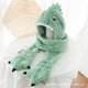 thumbnail image 1 of Conjunto Gorro, Bufanda Y Guantes, Niños Diseño Dinosaurio Verde, 1 of 2