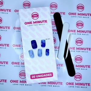One Minute - Uñas Gel Semicuradas Diseño 024