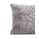 thumbnail image 2 of Set De 2 Fundas Peludas De Hoja Moderna 45x45 Gris, 2 of 3