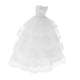 thumbnail image 1 of Vestido De Novia Juguete Educativo 1/6 Uniforme De Muñeca Figura A Escala 1/6 Vestido De Novia Blanco, 1 of 3