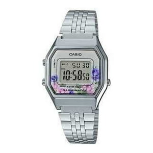 Reloj Digital Plateado Casio La-680Wa-4C