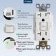 thumbnail image 5 of GFCI Outlet Amico, 20 A, 125 V, 24 unidades, resistente a la intemperie, color blanco, 5 of 8