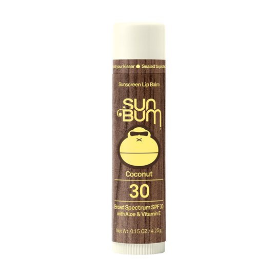 Bálsamo Labial Protector Solar Sun Bum Spf 30, Vegano, Sabor A Coco