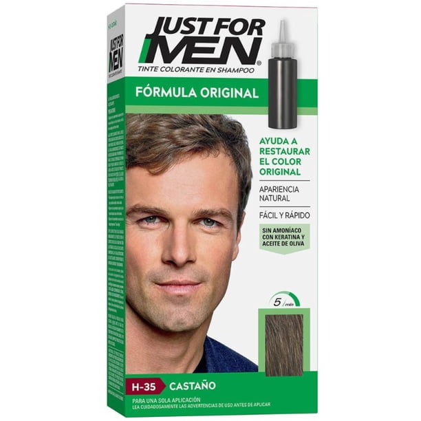 Colorante Just For Men en Shampoo Color Castaño