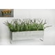 thumbnail image 2 of Caja decorativa de metal con vegetación de mesa Forsythia, 2 of 2