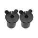 thumbnail image 2 of Pasacables Para Cables, Casquillos De Silicona, 2x Para Orificios De Pared De 1", Orificios Para Cables De Muebles, Color Negro, 2 of 3