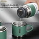 thumbnail image 2 of Termo Con Taza Incluida Para Té De Acero Inoxidable, Botella Aislada Al Vacío Con Tapa Incorporada A Prueba De Fugas De 500 Ml Con Tazas, Taza De Café De Viaje Para Bebidas Frías Y Calientes, 2 of 4