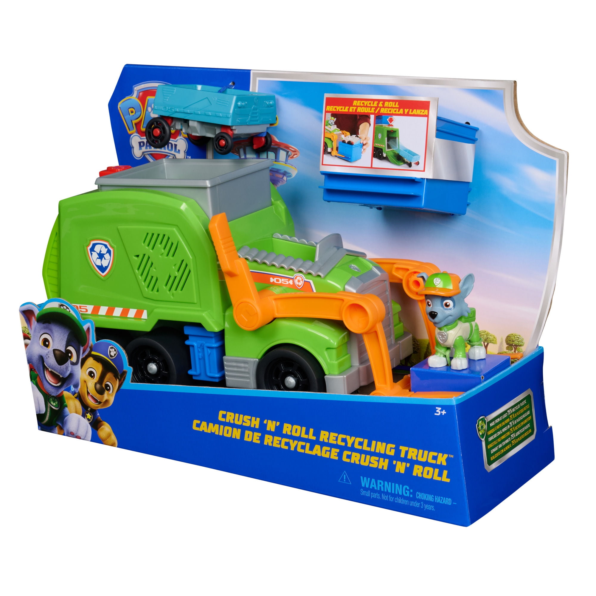 Camion De Reciclaje Paw Patrol Rocky