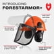 thumbnail image 2 of Casco de motosierra NoCry 6 en 1 con protector facial y orejeras, 2 of 9