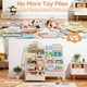 thumbnail image 3 of Biblioteca Infantil Vsonker 2 en 1 Metal Blanca 43.5 cm, 3 of 3