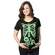 thumbnail image 1 of Camiseta de maternidad Crazy Dog Skeleton para bebé Disfraz de Halloween, 1 of 3