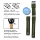 thumbnail image 5 of Correa de reloj Barton Elite Silicone, 20 mm, verde militar y negro, 5 of 7