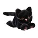 thumbnail image 3 of Mu?eco De Gato De Peluche, Decoración Del Hogar, Gatito Abrazable, Animal De Peluche Para Ni?os De Familia, Negro, 3 of 5