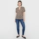 thumbnail image 4 of Polera Mujer Botones Animal Print Gris Corona, 4 of 5