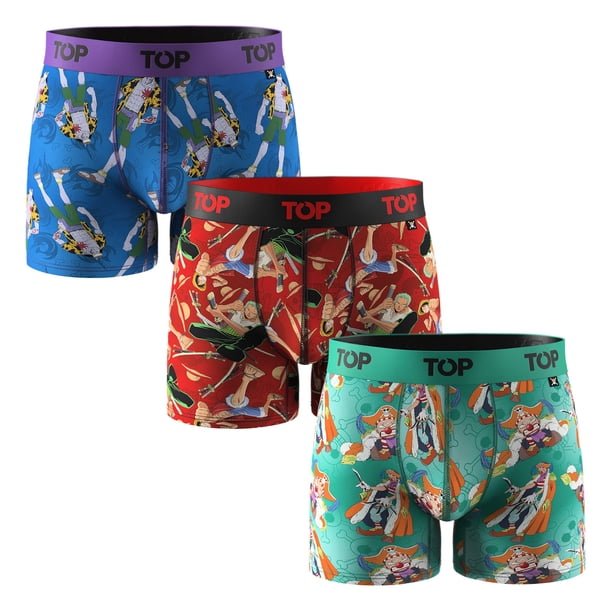 BÓXER MEDIO ALGODÓN PACK 3 ONE PIECE C2 TOP