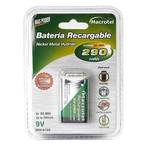 Gen - Bateria 9V Pila Juguetes Tester Control Remoto Multicolor