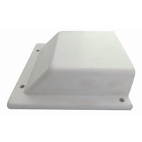 Tapa Celosía Ventilación Chicago 4 Para Lluvia Blanco Dvp