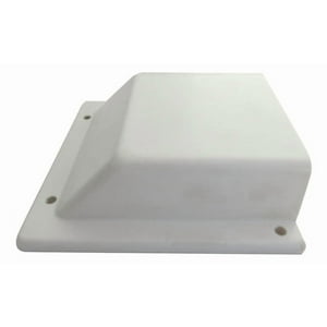 Tapa Celosía Ventilación Chicago 4 Para Lluvia Blanco Dvp