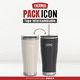 thumbnail image 3 of Set Vaso Sandstone Y Mug Grafito Icon Acero Inox 710ml, 3 of 3