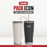 Thermos - Set Vaso Sandstone Y Mug Grafito Icon Acero Inox 710Ml