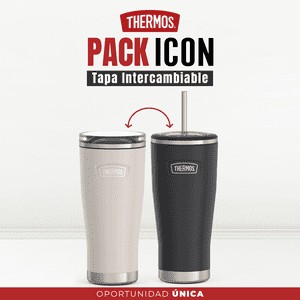 Thermos - Set Vaso Sandstone Y Mug Grafito Icon Acero Inox 710Ml