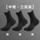 thumbnail image 1 of suxuMhao Calcetines Tipo Crew, 3 Pares de Calcetines Negros Gruesos Talla Única, Calcetines Deportivos Transpirables Calcetines de Running Calcetines Atléticos Calcetines de Primavera y Otoño, 1 of 2