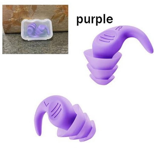 Sleep, Swim, and Travel in Peace with 1 Pair of Soft and Comfortable Silicone Earplugs - Sound Insulation, Noise Reduction, and Waterproof