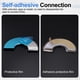 thumbnail image 5 of Uxcell 4pcs Brida Dividida de Pared 0.67" Cubierta de Agujero de Pared Autoadhesiva de Acero Inoxidable, 5 of 7