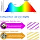 thumbnail image 4 of Tiras de luz LED para cultivo, paquete de 4, luces LED para cultivo de plantas de interior, espectro completo, resistente al agua, 10 niveles regulables, 3 modos de funcionamiento, temporizador, lámpa, 4 of 7