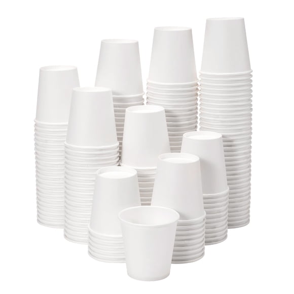 Vasos desechables de papel para baño RACETOP 90 ml (paquete de 500)