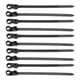 thumbnail image 1 of 10 Piezas De Bridas De Nailon Con Cremallera, Correa Resistente Para Ingeniero De Oficina En El Hogar, 0,36 Cm X 20 Cm, 1 of 5