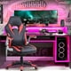 thumbnail image 2 of Silla Gamer Reclinable Con Altura Regulable Rojo, 2 of 6
