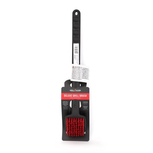 Brocha para parrilla Grill Mark de 18 cm con cerdas raspadoras de nailon, paquete de 1