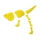 thumbnail image 4 of Juego De 7 Piezas De Juguetes De Dinosaurio Con Esqueleto De Arena, Juego De Modelos De Juguetes De Playa Para Niños Y Niñas, Color Amarillo, 4 of 5