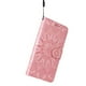 thumbnail image 5 of Funda tipo cartera FOXDOCK para Honor Magic 5 Lite , diseño girasol en relieve, cuero PU, cierre magnético, soporte y tarjetero, 5 of 5