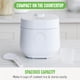 thumbnail image 3 of Arrocera GreenLife digital de 4 tazas, sin PFAS ni PFOA, color blanco, 3 of 5