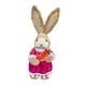 thumbnail image 3 of Estatua De Conejo De Paja Linda Figura De Conejito De Pascua Para Gabinete Decoración De Sala De Estar Estilo A, 3 of 3