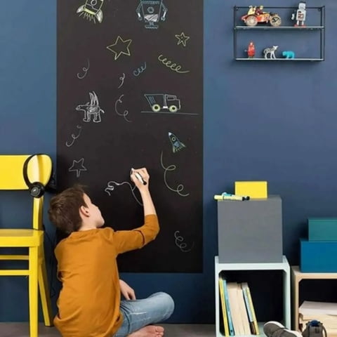 Movi - Pizarra Adhesiva Negra C/Tiza