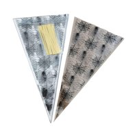 Magideal - Bolsas De Dulces De Halloween De 100 Piezas, Bolsa De Para Aperitivos, Bolsa De Embalaje De Regalo, Bolsa De Almacenamiento Transparente Para Telaraña