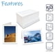 thumbnail image 3 of Marco de fotos, tarjetas Better Office Products, 4 x 6 unidades, 50 unidades, 3 of 5